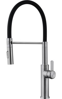 monomando fregadero cenxi gun metal dark engomado multiposicion sin central