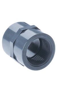 manguito mixto hembra roscar pegar pvc adf