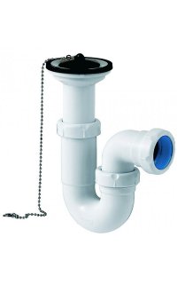 sifon curvo lavabo-bide con valvula 1"1/2x40 racor extensible rejilla d.70mm