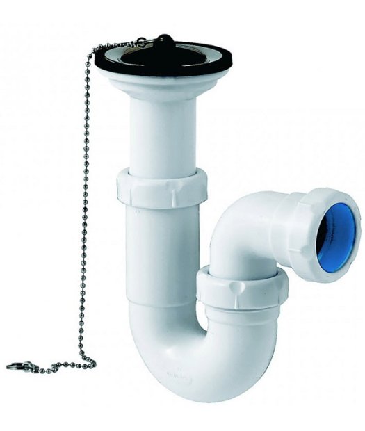 sifon curvo lavabo-bide con valvula 1"1/2x40 racor extensible rejilla d.70mm