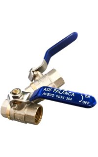 serie silva. valvula esfera h h palanca inox
