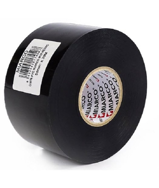cinta aislante profesional negra 19mm x 30mtros