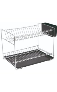 escurreplato acero inox alto