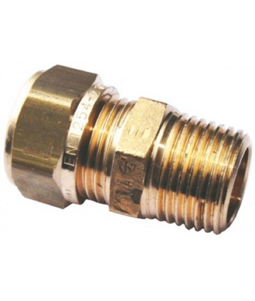 enlace rosca macho compresion tubo cobre g.f
