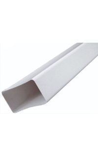 tubo rectangular 0801 sistema 120-150x75 1,5 mtros termoplastico