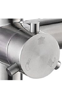 maneta acero inox parte intercambiador posiciones cenxi kit ba�o-ducha
