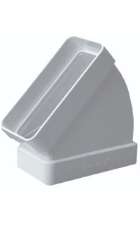 codo 0530 rectangular horizontal 45� sistema 100-110x55 termoplastico