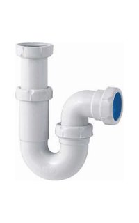 sifon curvo lavabo-bide sin valvula 1"1/2x40 racor extensible tuerca loca