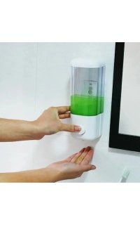 dosificador jabon liquido abs 500ml blanco eco a101w