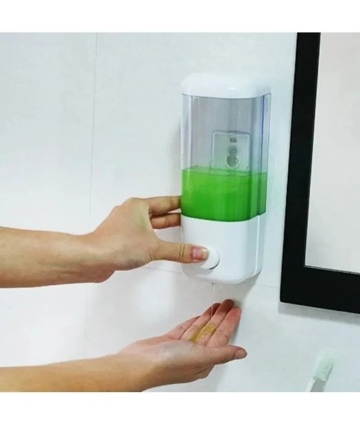 dosificador jabon liquido abs 500ml blanco eco a101w