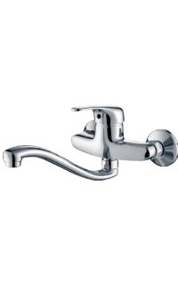monomando star fregadero adf mural ca�o bajo
