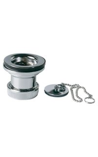 valvula lavabo-bide rejilla 70 cromo metalizado 1"1/2x40