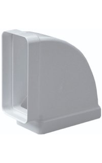 codo rectangular horizontal 90�-0535 sistema 100-110x55 termoplastico