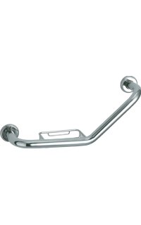 asidero curvo adf acero inox 304 con jabonera rejilla