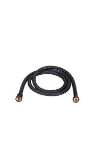 flexo ducha negro adf 1,5 mtros para kits y grifos doble trenzado