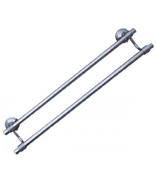 toallero barra doble adf paris 6504 100% laton largo 60cms
