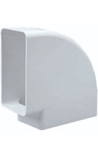codo rectangular horizontal 90� 0835 serie 120-150x75 termoplastico