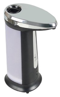 dosificador gel hidroalcoholico y jabon liquido automatico abs cromo