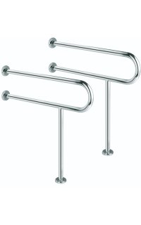 barra fija adf pared suelo bnh29010 para lavabo aisi 304 medida 75x70 cms diametro tubo 32 mm