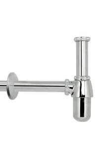 sifon botella adf 2725 lavabo-bide acero extensible 1"1/4