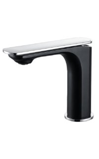 monomando adf st.paul lavabo negro-cromo