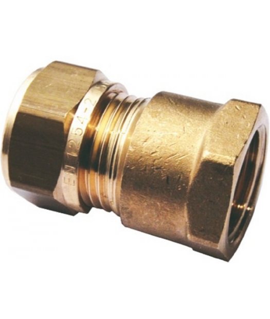 enlace rosca hembra compresion tubo cobre g.f
