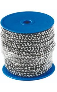 rollo 50 metros cadena lavabo-ba�era 3,2 mm precio por metro