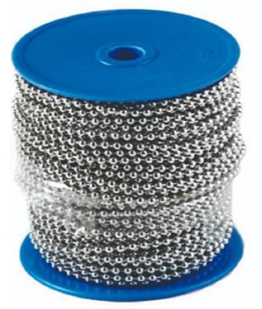 rollo 50 metros cadena lavabo-ba�era 3,2 mm precio por metro