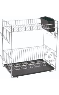 escurreplato acero inox super alto