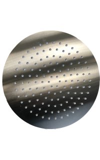 rociador adf ducha redondo inox cromo 25 cms para kits de ducha
