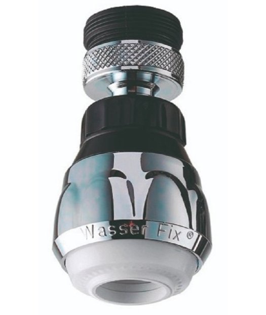 regulador grifo adf con rotula negro cromo adaptador m y h 1x22 tipo 2785
