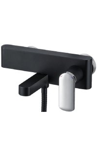 monomando adf st.paul ba�o negro-cromo