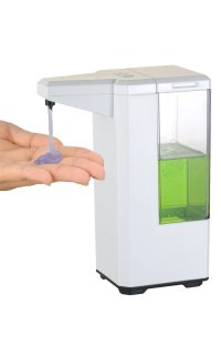 dosificador gel hidroalcoholico y jabon automat.abs sobremesa y pared 500 ml