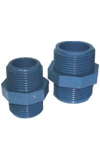 contrarroscas macho macho pe negro adf