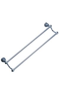 toallero barra doble adf nueva york 7504 100% laton largo 60cms