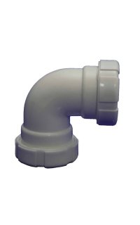 codo h-h 40 tubo liso blanco