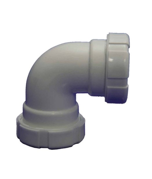 codo h-h 40 tubo liso blanco
