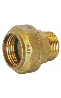 enlace rosca macho laton pe adf serie bergen