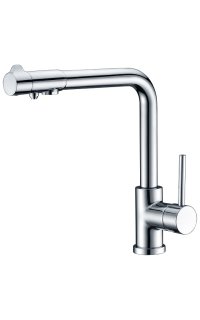 monomando adf osmosis fregadero cromo una maneta integrado 2 salidas