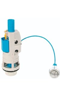 descargador universal cable doble pulsador cisterna baja