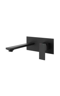 monomando lavabo adf loches empotrado negro