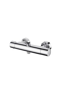 termostatica plato ducha cromo 2 salidas m1/2m3/4