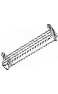 portatoallas adf 1515-60 linea curva 100% laton largo 60 cms