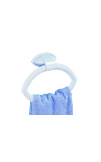 aro toallero blanco abs