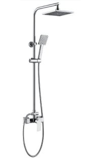 kit ducha con monomando adf loches cromo