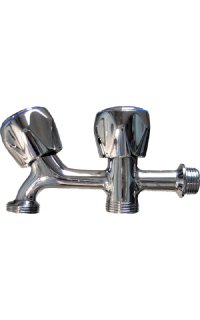grifo lavadora doble rosca adf volante zamack