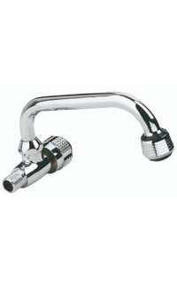 grifo adf luo fregadero giratorio pared 1 agua c/atomizador ca�o tubo 25 cms