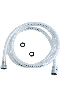 flexo ducha adf nylon espiral blanco