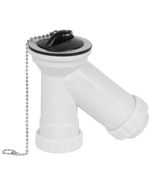 sifon vertical inclinado y lavabo-bide sin valvula 1"1/2x40 rejilla d.70mm