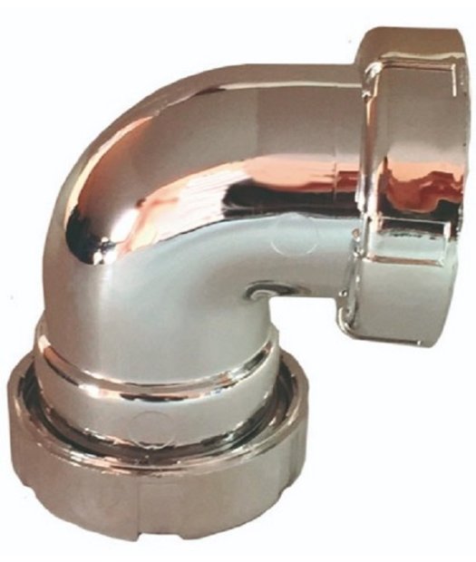 codo h-h 40 tubo liso cromado